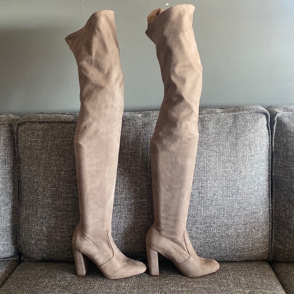 Steve Madden Over the Knee Heeled Boots - Picture 2 of 10